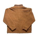 Alpine Design  Women's 1/4 Snap Sherpa Pullover Caramel Latte Size M Photo 2