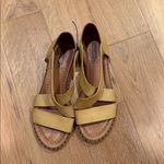 PIKOLINOS Women's mustard Yellow leather Sandals 40 Size 9 Photo 1