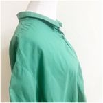 Xirena Channing Short Sleeve Button Shirt In Palm Green Size XL Cotton Ruffled Photo 10