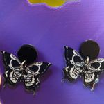 Handmade Butterfly Skull  Moth Earrings  Photo 2