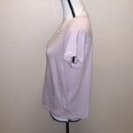 H&M  Basics lilac stretchy casual short sleeve shirt Photo 2