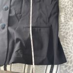 Talbots Vintage Tailored Blazer Jacket 16 Navy Blue Classic Dark Academia Coat Photo 7