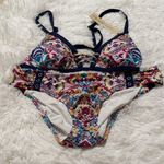 Nanette Lepore Colorful Patterned Bikini Set Photo 0