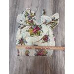 House Of Harlow 1960 Helena Ivory Floral Print Off Shoulder Crop Top Blouse S Tan Photo 7