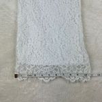 Isaac Mizrahi Live! Pants Sz XLP White Lace Knit Regular Wide Leg Elastic Waist‎ Photo 11