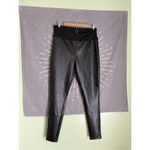 Assets By Spanx All Over Faux Leather Leggings Black Size 1X Photo 2