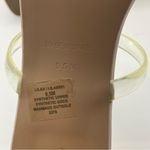 Steve Madden Lilah translucent straps block heel tan sandals women’s Size 9.5 Photo 7