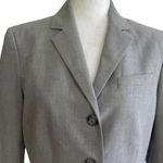 The Limited  Blazer Jacket Gray Button Front Career Basic Blazer Size 6 Photo 2