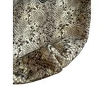 Longchamp  Brown Snake Print Le Pliage Shoulder Tote Bag Satchel Photo 5