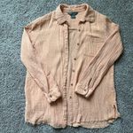 Natural Reflections NATURAL REFLECTION CORAL BUTTON UP Photo 0