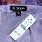 J.Crew NEW  Purple Pink Floral Ruffle Hi Low Midi Skirt Sheer Coastal Garden 18 Photo 7