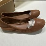 Lucky Brand Emmie Ballet Flats Shoes Womens 9 Brown Leather Slip On Comfort Photo 3