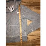 Victoria's Secret Vintage Y2K  PINK Grey Silver Bling Rhinestone Zip Up Hoodie M Photo 3