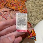 Toad&Co Sunkissed Sunsana Sleeveless Tiered Mini Dress Taffy Micro Floral Print Red Size L Photo 11