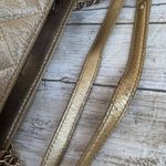 Kate Spade Purse Gold Coast Quilted Leather Metallic Shimmer Tote Large Glam Photo 7