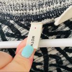 Anthropologie Moth by Anthro. Half Sleeve Sweater Dress Black/Gray Sz Small Photo 4