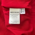 NWOT Rebecca Vallance Samantha Plisse Mini Dress Red Glitter Sparkle Holiday 8 Photo 5