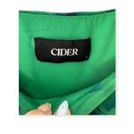 Cider  Green Mesh Boat Neck Floral Maxi Dress Women's Size Large Photo 7