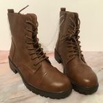 Combat Boots, Size 7 1/2W Brown Photo 2