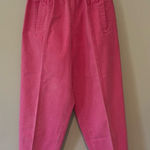 Cherokee VINTAGE Pink High Waist Mom Pants Made in the USA 100% Cotton Size 10P Photo 0