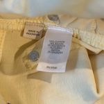 J. Jill Denim Kick Flare Anke Size 6 Pale Yellow Colored Jeans Raw Hem Photo 4