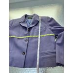Harvé Benard by Benard Holtzman Purple 3Button Notched Lapel Blazer Petite 10P Photo 8