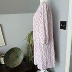 Eileen West Pink Floral Print Cotton Knit Long Sleeve Nightgown Size Small Photo 1