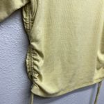 ZARA  Cropped Yellow Coquette Baddie Chic Feminine Minimalist Womens Top Small Photo 3