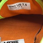 Vans  Off The Wall Canvas Sneakers Low Top Lime Green Womens 9 Mens 7.5 Photo 7