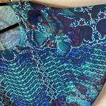 One World Blue and Green Sheer cover up petite medium Photo 6