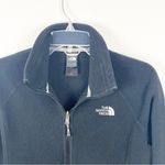 The North Face Black Long Sleeves Front Zipper Fleece Jacket, Size Medium Photo 7