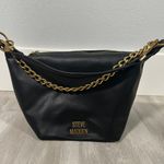 Steve Madden black small  purse decorative chain Photo 0