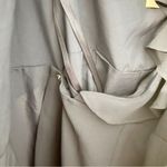 BHLDN NWT Hailee Ruffle-Neck Wrap Georgette Gown Blue Navy Bridesmaids Size 10 Photo 5