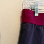 Nike  Athletic Purple Mini Skirt with Magenta Waistband Photo 2