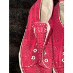 True Religion  beaded cherry red slip on sneakers Aubrie shoes 10 bling bling Photo 3