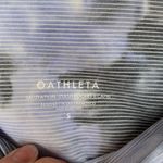 Athleta  women's small salutation stash pocket II Capri purple stripe gray lulu Photo 1