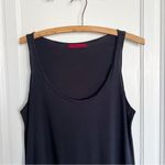 Anthropologie Velvet by Graham & Spencer • Anthro black asymmetrical tank dress cotton jersey Photo 1