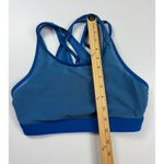 Fabletics  Sports Bra Criss Cross Back Support Athletic Workout Gym‎ Blue Size S Photo 2