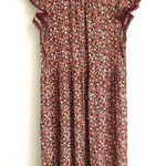 Wild Fable NWT brown Daisy print Granny floral dress XS Photo 0