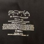 Sofia Vergara  Womens Cropped Joggers Size XL Black Nylon Spandex Pockets New Photo 6