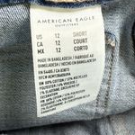 American Eagle Next Level Stretch Super High Rise Flare Jeans Sz 12 Short Retro Photo 10