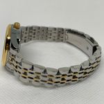 Taxau women classic date watch silver gold tone 34mm round quartz 7.5” running Photo 3