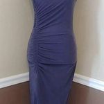 Mystic Dark Gray Ruched Side Soft Stretch Form Fitting Knit Modcloth Dress by Photo 0