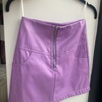 Showpo Purple Faux Leather Skirt Photo 1