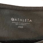 Athleta  Womens Essence Mesh Trim Tank Top Work Out Athletic Gray XXS Photo 2