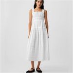 Gap  x DOEN White Eyelet MIDI Dress Photo 3