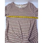 Hem & Thread Cotton Jersey Dress Womens Size Small Stripe Rouched Y2K Teen New Photo 3