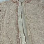 Vintage Odette Barsa Lace Robe Pink Size M Photo 8