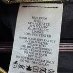 Vintage 80s R&K Evening Floral Glittered Velvet Jacket Black Gold 14 Photo 9