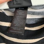 Black & Tan Striped Cowl Neck Sleeveless Dress EUC Size 8 Photo 4